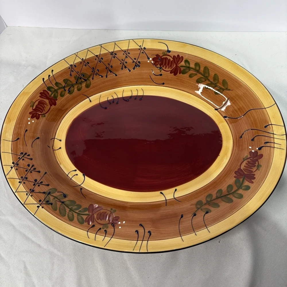 Ambiance‎ Romance Oval Platter 18